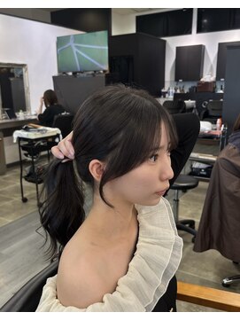 グリードヘアー(greed hair) 似合わせ 前髪、顔周りカット