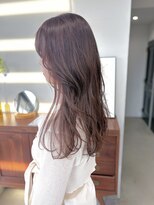 ヘアー アイス 御器所本店(HAIR ICI) ブリーチなしワンカラー秋のマロンカラー艶髪秋カラー冬カラー