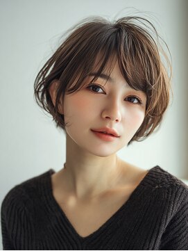 ロディーナ 大口 新子安(rodina) 黒髪カタログ/クラゲヘアー/オリーブグレー/大口子安新子安横浜