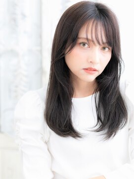 武蔵小杉/髪質改善/グレーブラウン☆ハイレイヤーカットg