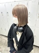 ゲーム 渋谷店(GAME)&nbsp;ベージュ/ダブルカラー/ケアブリーチ/髪質改善/原宿