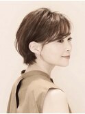 大人のショートヘア