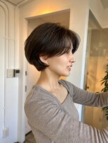 サン 白金台(SUN)&nbsp;毛流れレイヤーフレンチショートボブ30代40代