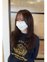 クオン 伊勢崎(QUON.)&nbsp;ショコラブラウン×レイヤーカット