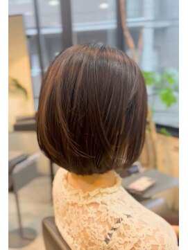 イヨーク 西原店(IYOHK) 自然に内巻きストレートボブ