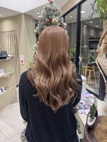 ヘアーザラブズラフズ オーガニカ 北九州(HAIR THE LOVES LAUGHS ORGANICA) ロングレイヤー明るめブラウン