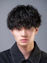 ルーシー 福岡大名店(LUCEY)&nbsp;ツイストスパイラルパーマ波巻きパーマシャドウパーマメンズ