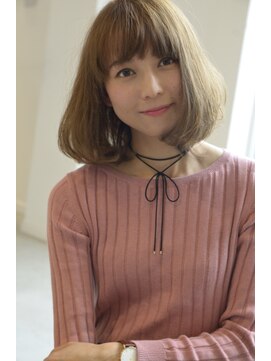 アドラーブル 長岡リップス旭岡店(adorable) 3Dボブディ★ツヤ感×セピアベージュ