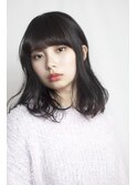 黒髮×ミディアム
