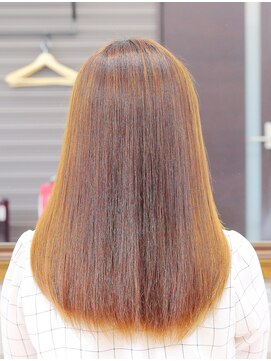 美容室 ドリームスタイル 倉敷店 縮毛矯正ストレート + オーダーメイド似合わせカット + 炭酸スパ