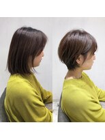 ビューイースト 亀戸 錦糸町(VIEW EAST)&nbsp;リアルbefore◇after◇ブランジュ丸みショート