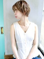 バース(BIRTH)&nbsp;天神【BIRTH】大人かわいいウエーブショート×フォギーベージュ