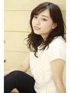 ブリーチ ラボ エーアイ 原宿店(BLEACH LABO Ai) 20代30代40代50代 色っぽふんわりミディの重軽ウェーブヘア♪