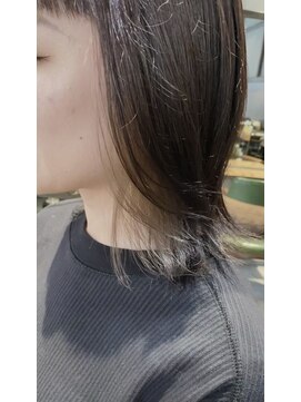 インス(ensue) 艶カラー透明感カラー♪ラベンダーカラー×イヤリングカラー中島