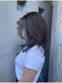 外国人風ハイライト　透明感ヘアカラー　東田真穂