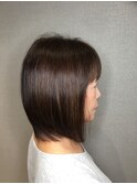 美髪チャージで艶感たっぷりなボブデザイン