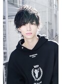 黒髪 メンズウルフ マッシュウルフ