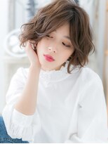 モッズヘア 越谷(mod's hair)&nbsp;小顔センターパート外国人風大人ボブパーマc5越谷20代30代40代