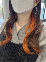 アース 春日部店(HAIR&MAKE EARTH) オレンジインナーカラー