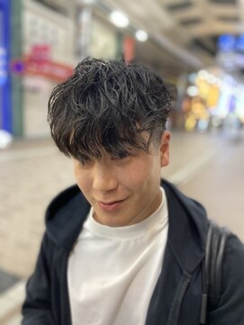 ヒロギンザ 川崎店(HIRO GINZA) スパイラルパーマ×ツーブロック
