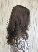 ロングレイヤー/モノトーンベージュ