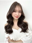 韓国ヘア　くびれヘア　レイヤーカット　顔まわりカット似合わせ