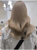 残留があってもできる！くすみベージュ♪