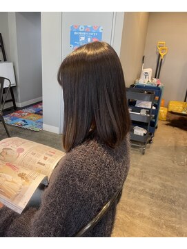 ルーア カインドサロン(Ruua kind salon) 髪質改善ストレート 丸みボブ
