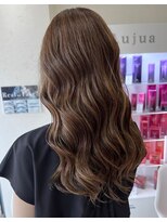 プログレス ひばりヶ丘店(PROGRESS)&nbsp;『brown highlight』グレージュカラー×脱白毛染めハイライト