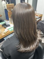 シェル 吉祥寺(shell)&nbsp;グレージュカラー/ボブウルフ/黒髪/ココアベージュ