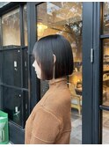 ミニボブ×酸性ストレート
