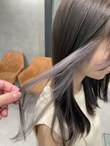 マージュ ギンザ(marju GINZA)&nbsp;☆ハイ透明感ブリーチ必須　インナーカラー  ホワイトベージュ