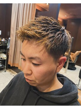 ヘアーモードキクチ 神田日銀通り店 短髪刈り上げ