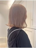 8336渋谷ブロンドホワトアッシュハイトーンカラーボブ韓国ヘア