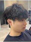 波巻きパーマ/メンズカット/眉毛カット/メンズ/阪急豊中