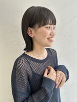 ジュエ ヘアー デザイン(Jue hair design)&nbsp;ワイドバング×結べる外ハネボブ