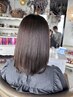 髪質改善純度100％トリートメント＋酸性ストレート＋カット　