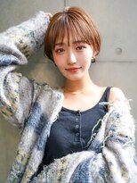 ギークス(GEEKS)&nbsp;【GEEKS渋谷】シースルーバング/ショコラベージュ/冬カラー/小顔