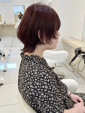 ヴィーヴォ 深江橋店(VIVO) 【 VIVO】カジュアル可愛いウルフボブ ピンク系カラー 深江橋