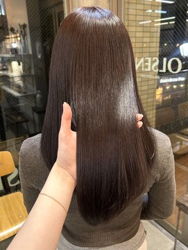 オルセン(OLSEN) 透明感カラー/ラベンダーブラウン/トリートメント