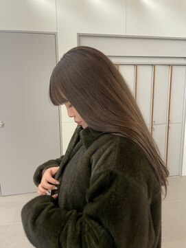 ローレンアオ(LOREN AO) ホワイトグレージュ/デジタルパーマ/チェリーブラウン/矢場町