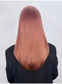 ロング韓国ヘア美髪顔周りレイヤーくびれヘア_ba551903