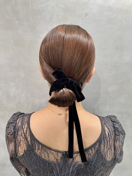 シャルムバイケンジ(Charm.by KENJE) 【ふわシニヨン】結婚式/二次会/同窓会/銀座/有楽町/ヘアセット