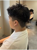 アップバング/ツーブロック/短髪/ビジネスヘア/千葉駅/保立大翔