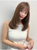 小顔美人レイヤーカット×アッシュカラー30代40代50代