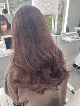 イロウ 山口どうもん店(IROW) ブリーチ　ピンクベージュ　韓国ヘア　髪質改善【山口】