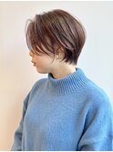 マッシュショート/くびれショート/センターパート