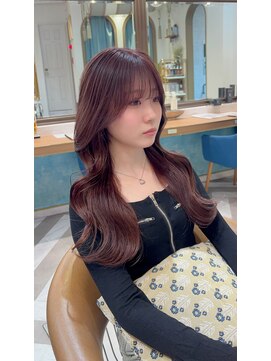 ロンドアベニール 北千住(Lond avenir) 暗めカラー/レイヤーカット/マロンベージュ/くすみベージュ/