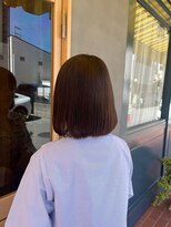 ヘアリラクゼーション クインズベリー(Hair Relaxation Queen's Berry) 柔らかボブ10.10暗めカラー