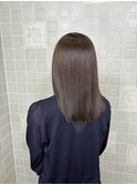 ストレートミディアム 小顔 髪質改善 縮毛矯正